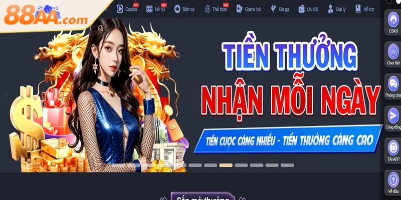 88AA 🎖️ Nhà Cái 88AA Uy Tín | Đăng Ký Nhận 88K 2 88AA chuyên cung cấp những trò chơi giải trí với tiền thật hấp dẫn