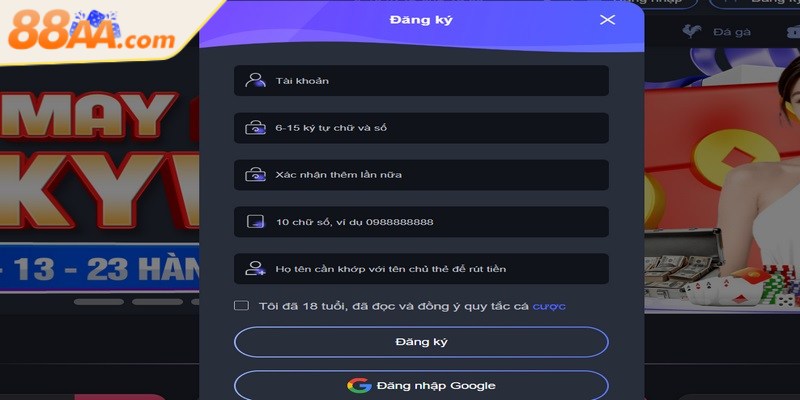 88AA 🎖️ Nhà Cái 88AA Uy Tín | Đăng Ký Nhận 88K 7 Mở tài khoản thành viên 88AA là bước quan trọng đầu tiên